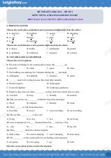 Đề thi giữa kì 1 Tiếng Anh 8 English Discovery - Đề số 5